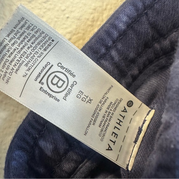 Athleta Farallon Jogger Blue Tie Dye Women’s XL 216 - Picture 4 of 5